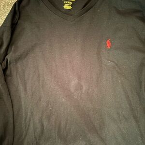 Ralph Lauren Men's Black Long Sleeve Tee